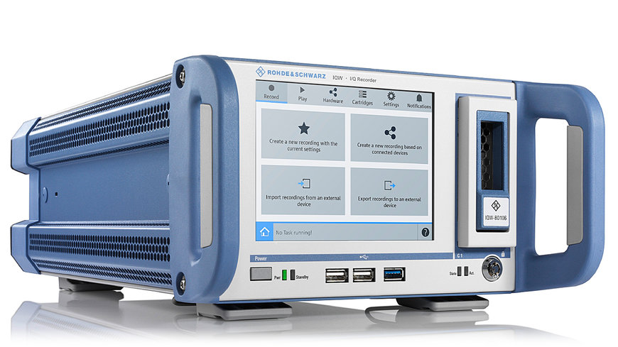 Registrador de datos I/Q de banda ancha R&S IQW100 facilita los tests de campo en el laboratorio con instrumentos de gama media